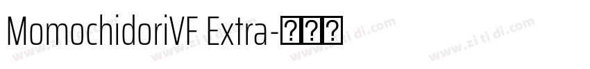 MomochidoriVF Extra字体转换